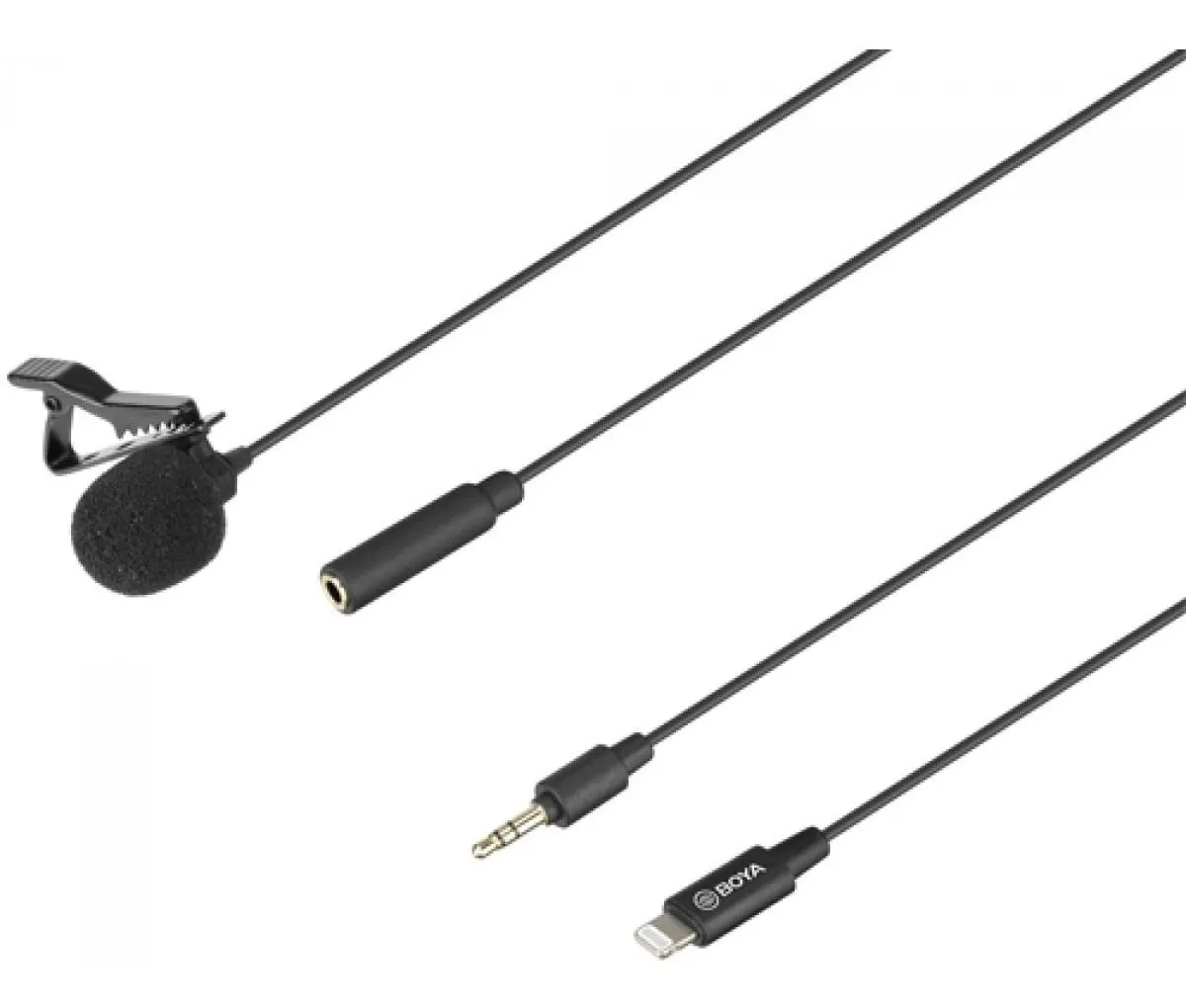 Micrófono Lavalier Condensador Omnidireccional Boya BY-M2 Negro 7