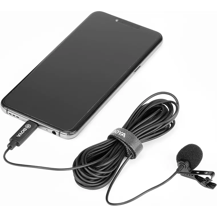 Micrófono Lavalier Boya BY-M3 con Conector USB-C 3