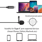 Micrófono Lavalier Boya BY-M3 con Conector USB-C 6
