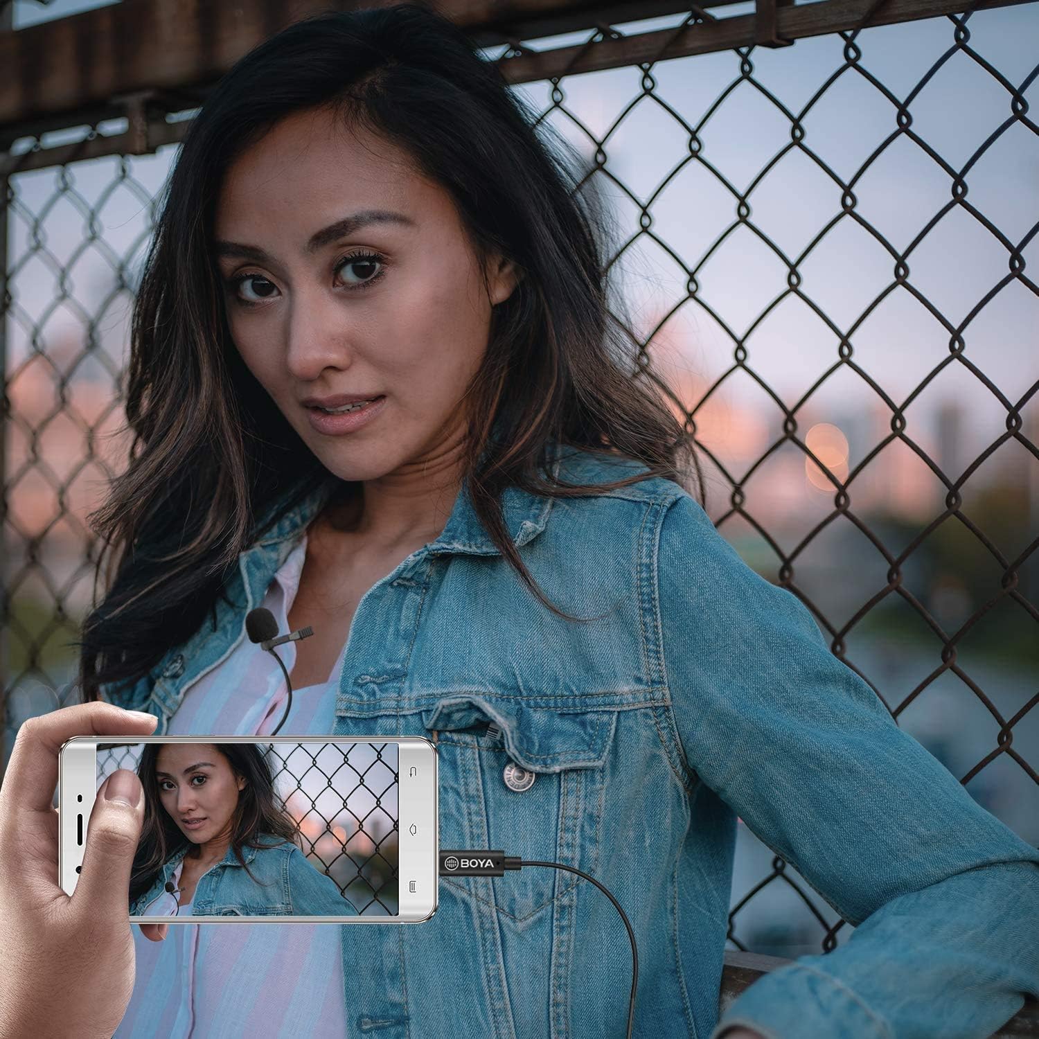 Micrófono Lavalier Boya BY-M3 con Conector USB-C 2