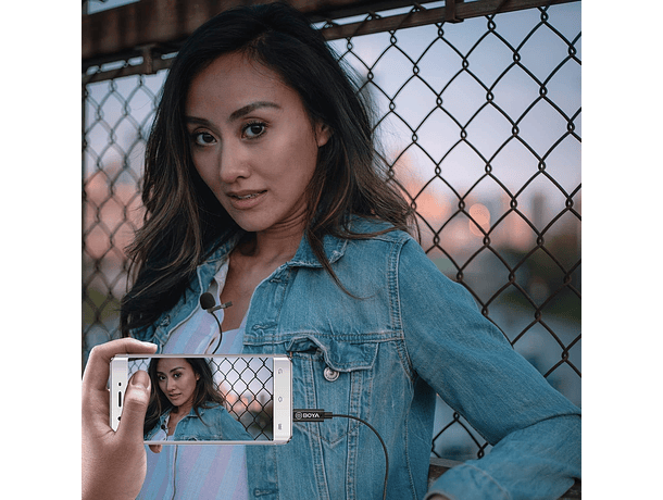Micrófono Lavalier Boya BY-M3 con Conector USB-C