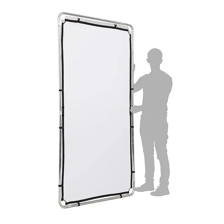 Kit Tamizador Mediano Manfrotto Pro Scrim Todo en Uno de 1,1 × 2 m 3