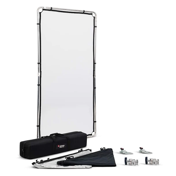 Kit Tamizador Mediano Manfrotto Pro Scrim Todo en Uno de 1,1 × 2 m 5