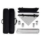 Kit Tamizador Mediano Manfrotto Pro Scrim Todo en Uno de 1,1 × 2 m 6