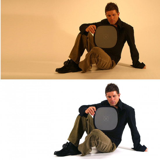 Disco de balance  Manfrotto de blanco XpoBalance / 30cm Gris 18% 2