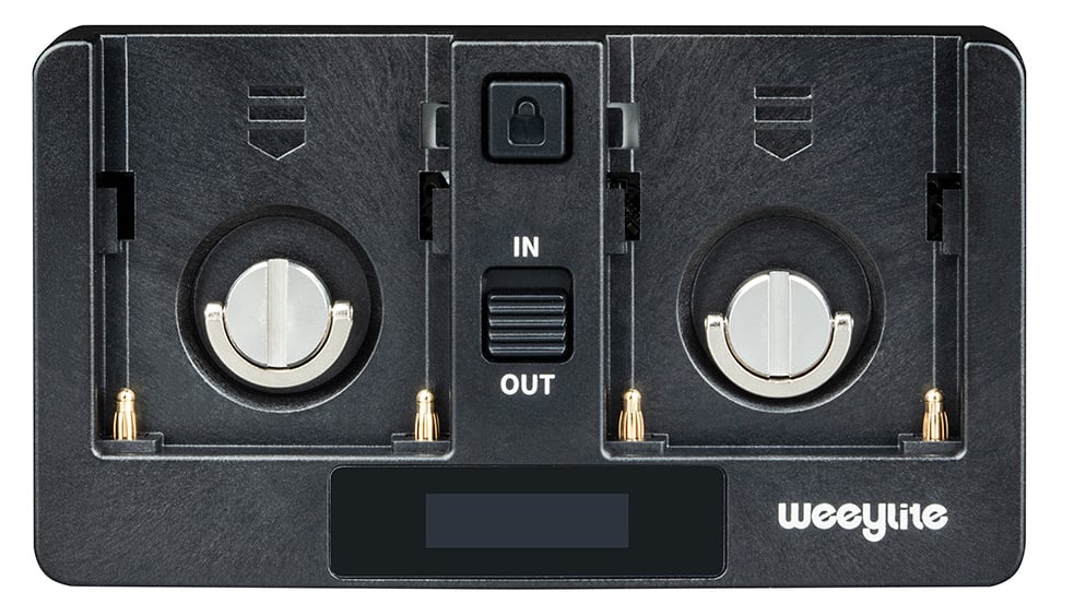 Placa Adaptadora de Batería NP-F Weeylite WB2 para Luces Viltrox 6