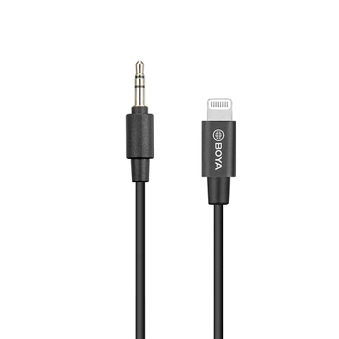Cable Adaptador Boya BY-K1 Lightning a 3,5 mm