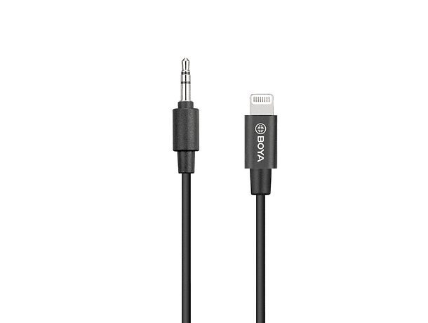 Cable Adaptador Boya BY-K1 Lightning a 3,5 mm
