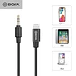 Cable Adaptador Boya BY-K1 Lightning a 3,5 mm - Miniatura 6