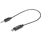Cable Adaptador de Audio Boya BY-K2 USB-C a 3,5 mm Macho Negro 4