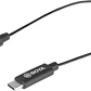 Cable Adaptador de Audio Boya BY-K2 USB-C a 3,5 mm Macho Negro - Miniatura 4