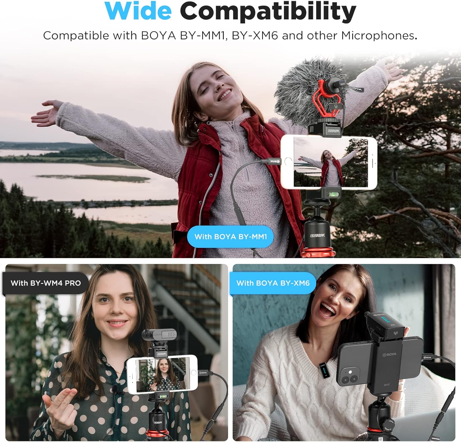 Adaptador de Micrófono Boya BY-K3 TRRS a Lightning Certificado MFi 3