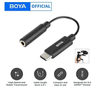 Adaptador de Audio Boya BY-K6 TRS Hembra de 3,5 mm a USB-C 1
