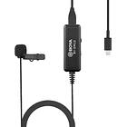 Micrófono Lavalier Omnidireccional Digital Boya BY-DM10 con Conexión Lightning y USB 1