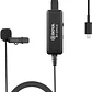 Micrófono Lavalier Omnidireccional Digital Boya BY-DM10 con Conexión Lightning y USB - Miniatura 1