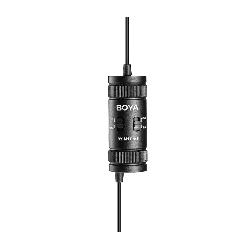 Micrófono Lavalier Condensador Omnidireccional Boya BY-M1 Pro II con Conector TRRS y Cable de 6 Metros 3