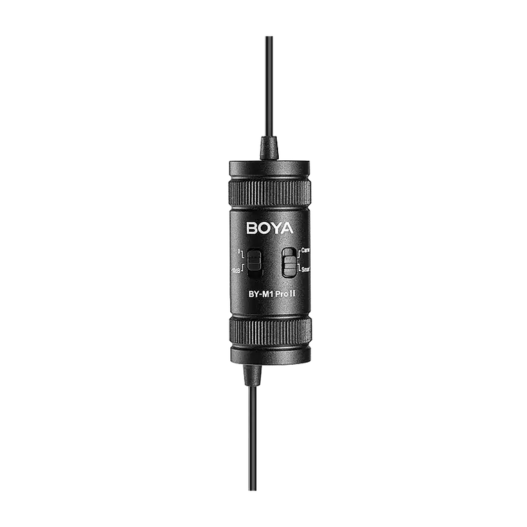 Micrófono Lavalier Condensador Omnidireccional Boya BY-M1 Pro II con Conector TRRS y Cable de 6 Metros 3