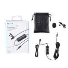 Micrófono Lavalier Condensador Omnidireccional Boya BY-M1 Pro II con Conector TRRS y Cable de 6 Metros 9