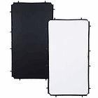 Cubierta Difusora/Rebotadora Manfrotto Skylite Rapid Media de 1,1 × 2 m Negro/Blanco 1