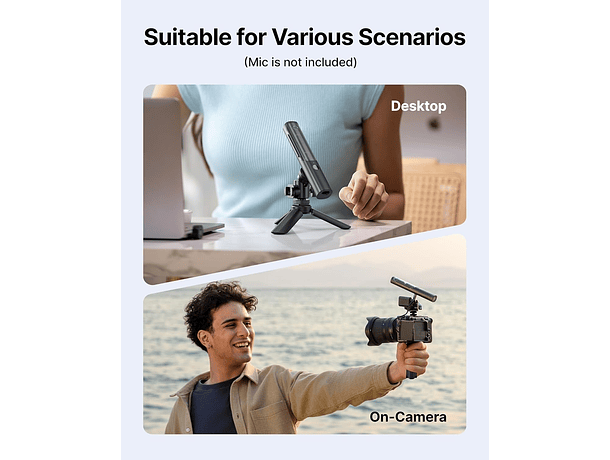 Soporte de Trípode de Escritorio Boya para Micrófono con Patas Antideslizantes