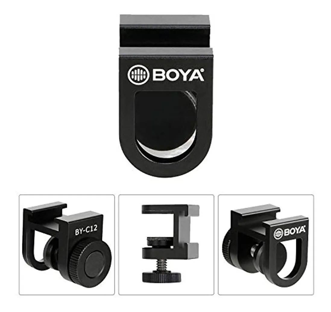 Adaptador de Montaje en Zapata Fría Boya BY-C12 6