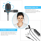 Micrófono Lavalier Condensador Omnidireccional Boya BY-M1S 6