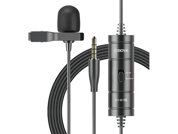 Micrófono Lavalier Condensador Omnidireccional Boya BY-M1S