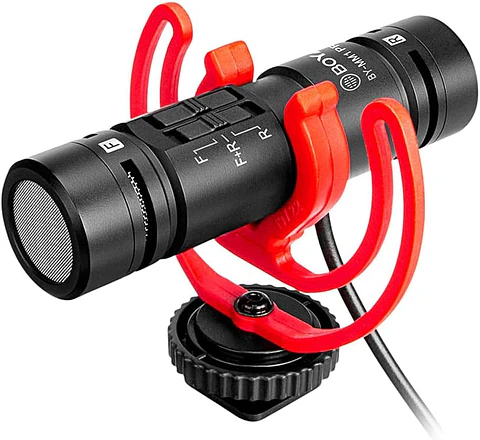 Micrófono Condensador de Doble Cápsula Boya MM1 Pro