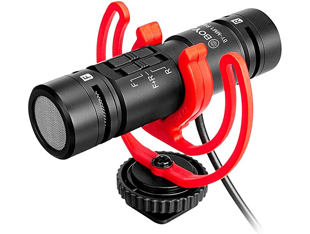 Micrófono Condensador de Doble Cápsula Boya MM1 Pro