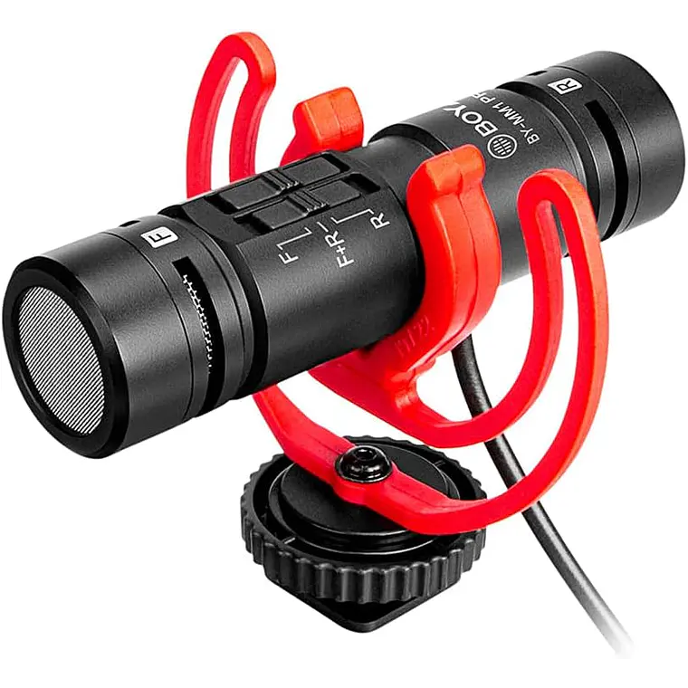 Micrófono Condensador de Doble Cápsula Boya MM1 Pro 1