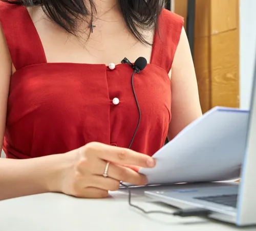 Micrófono Lavalier USB Boya BY-LM40 con Cable de 4 Metros Negro 4