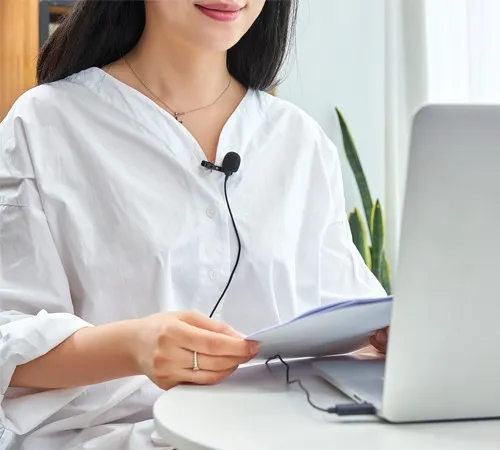 Micrófono Lavalier USB Boya BY-LM40 con Cable de 4 Metros Negro 2