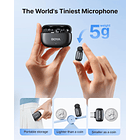 Micrófono Lavalier Inalámbrico Boya Mini 14 con 2 Transmisores y Estuche de Carga Negro 4