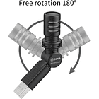 Micrófono Shotgun USB-A Boya BY-M100UA Mini Plug & Play 2