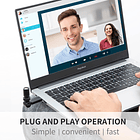 Micrófono Shotgun USB-A Boya BY-M100UA Mini Plug & Play 3