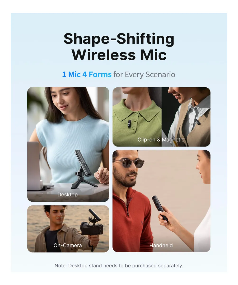 Micrófono Lavalier Inalámbrico Doble Boya Magic 05 2