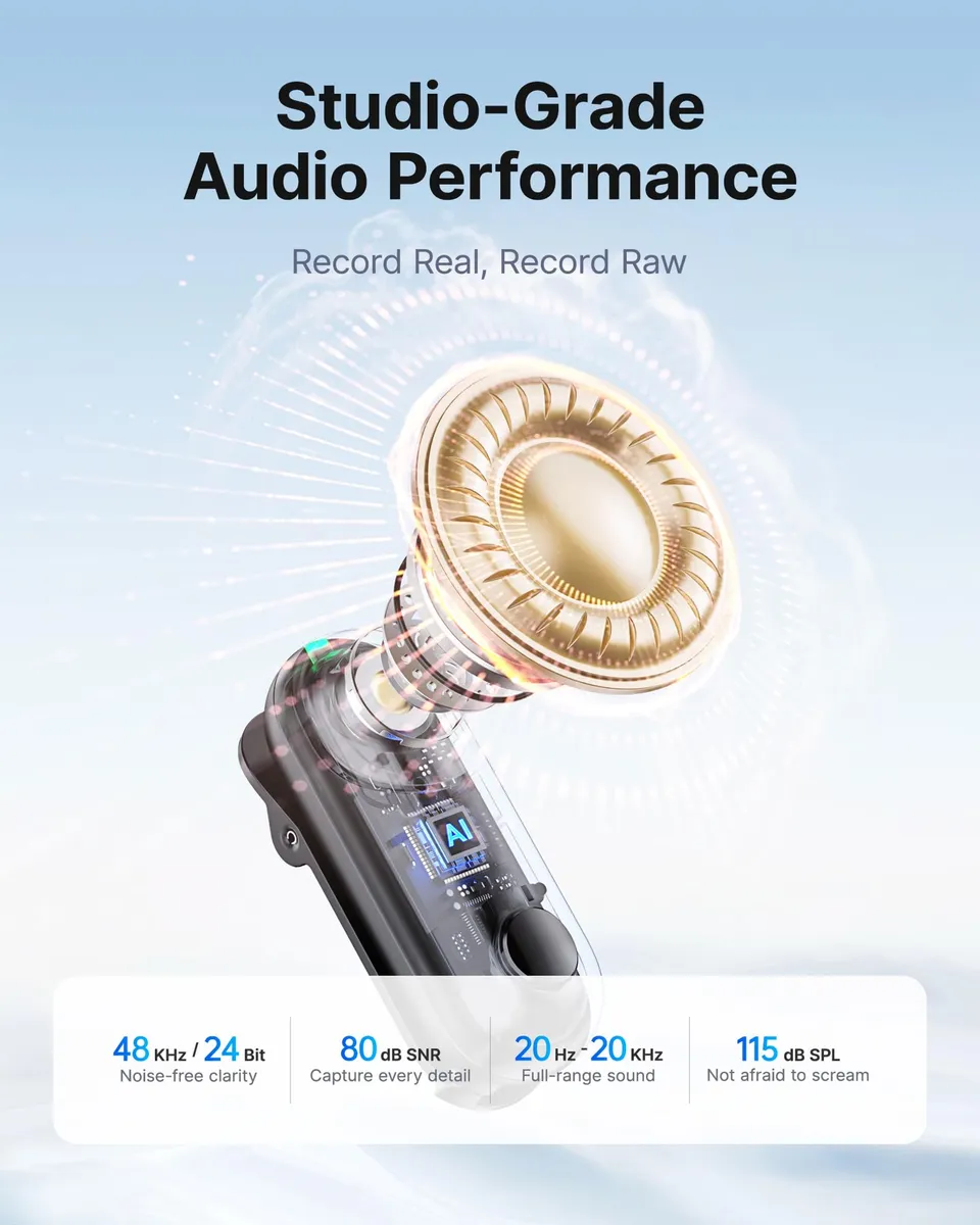 Micrófono Lavalier Inalámbrico Doble Boya Magic 05 7