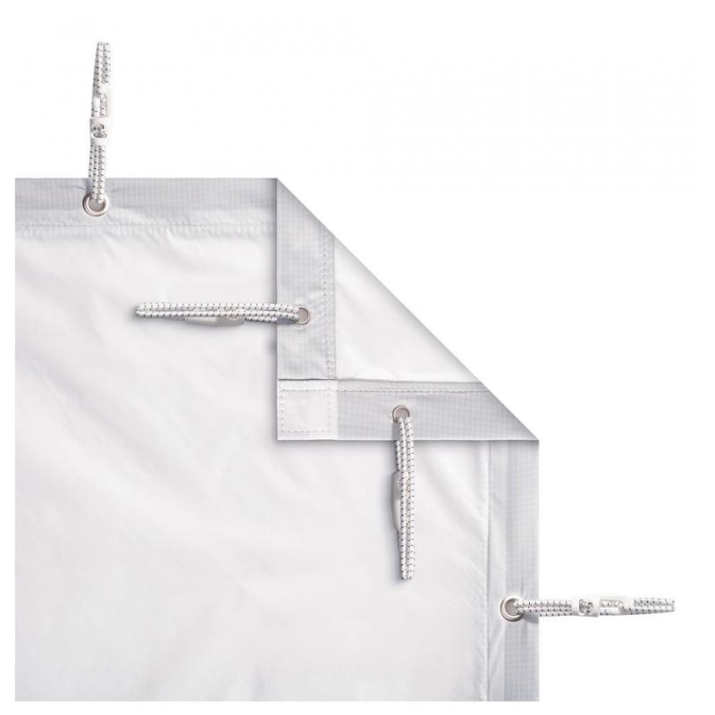 Tela Difusora Manfrotto Plateada/Blanca 3.66 X 3.66 m 2