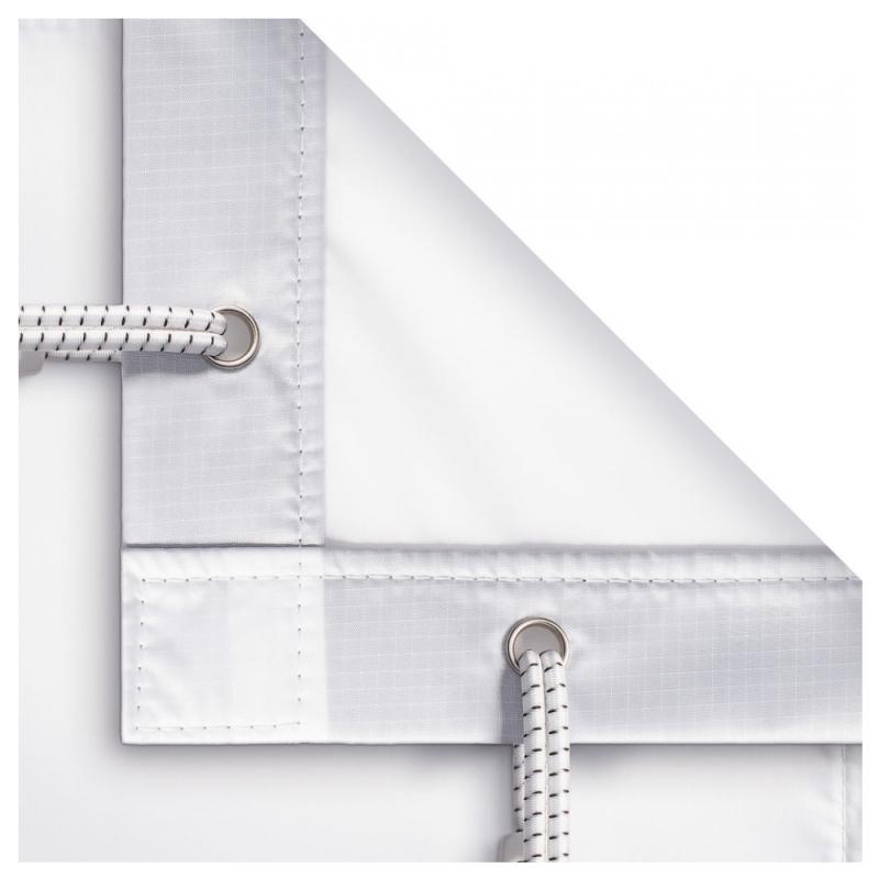 Tela Difusora Manfrotto Plateada/Blanca 3.66 X 3.66 m 4