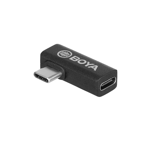 Adaptador USB-C en Ángulo 90° Boya BY-K5