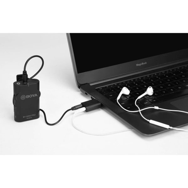 Adaptador de Audio Boya BY-EA2 USB a 3,5 mm con Salida para Audífono y Micrófono 2