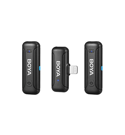Micrófono Inalámbrico Mini Boya de 2,4 GHz con Conector TRS de 3,5 mm