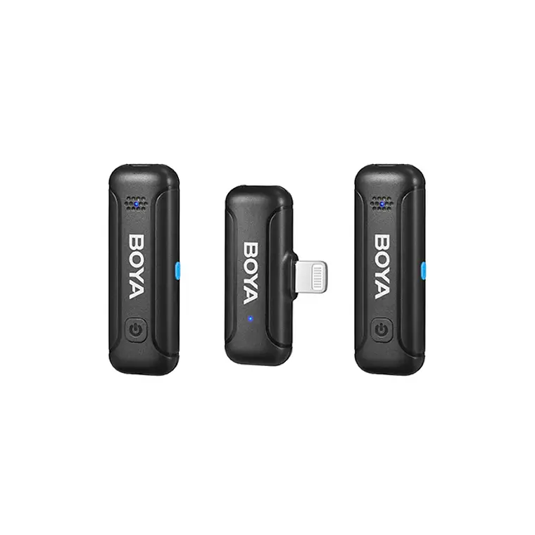 Micrófono Inalámbrico Mini Boya de 2,4 GHz con Conector TRS de 3,5 mm 1