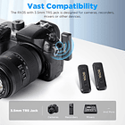 Micrófono Inalámbrico Mini Boya de 2,4 GHz con Conector TRS de 3,5 mm 2