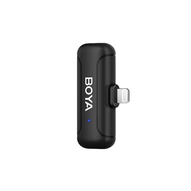 Micrófono Inalámbrico Mini Boya de 2,4 GHz con Conector Lightning 3