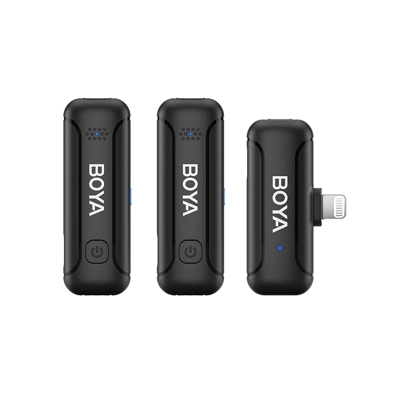 Micrófono Inalámbrico Mini Boya de 2,4 GHz con Conector Lightning 1