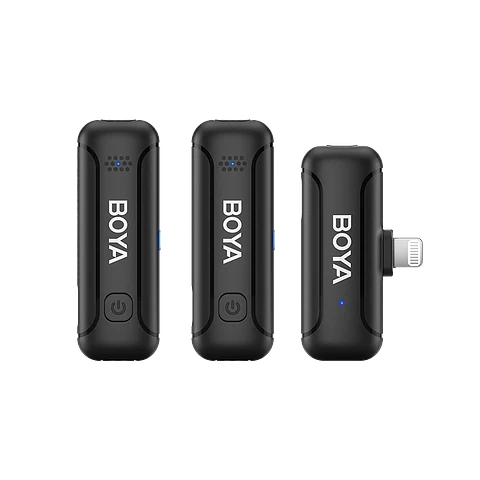 Micrófono Inalámbrico Mini Boya de 2,4 GHz con Conector Lightning