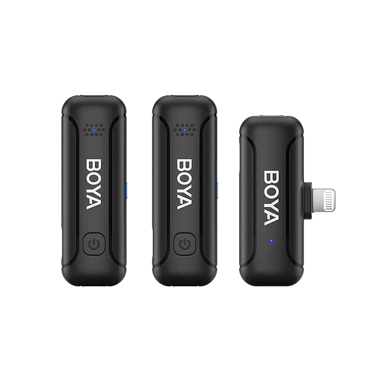 Micrófono Inalámbrico Mini Boya de 2,4 GHz con Conector Lightning 1