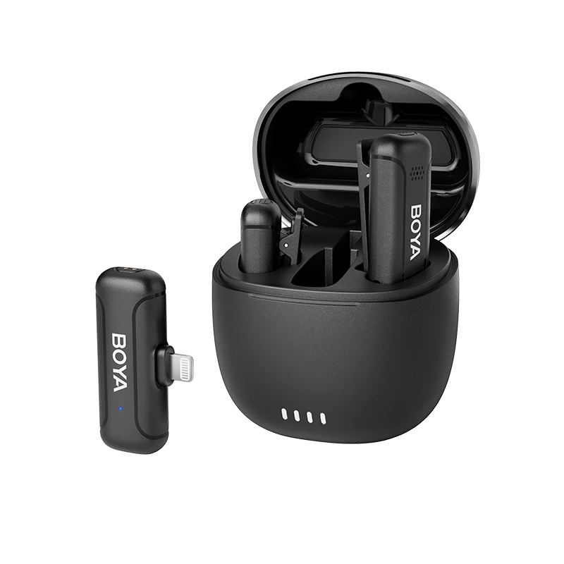 Micrófono Inalámbrico Mini Boya de 2,4 GHz con Conector Lightning 2