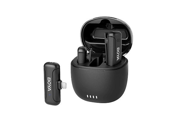 Micrófono Inalámbrico Mini Boya de 2,4 GHz con Conector Lightning